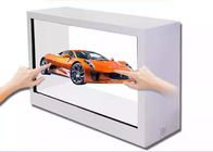 HD 4K 3D Holographic Display Box Transparent Touch Screen Hologram Pyramid Display