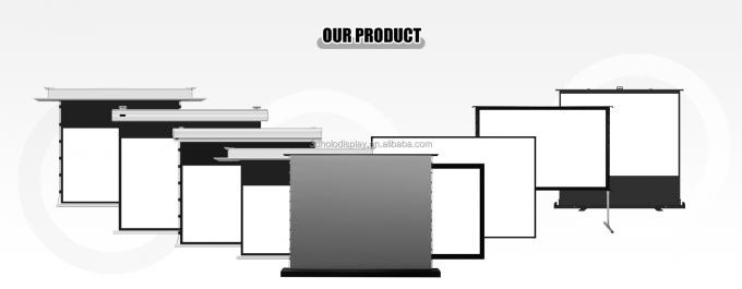 92" 100" 110" 120" 135" 150" ホームシアター用のALR画面付きの電動フロアアップスクリーン 5