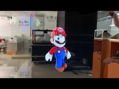 ステージホログラムショー用大型透明ホロガーゼスクリーン