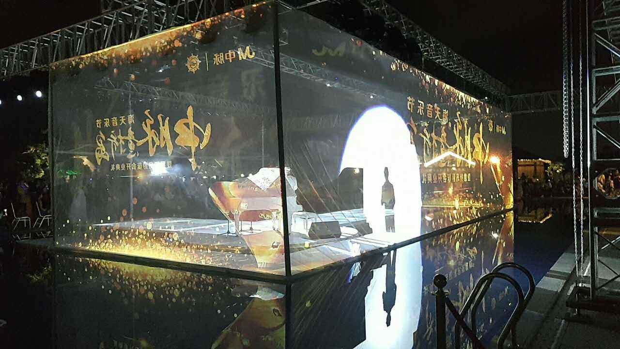 最新の企業ニュース 段階の性能のスクリーンの投射の技術の使用の分析