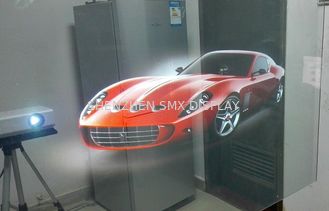 Self Adhesive Transparent Holographic Screen Film For Shop Window