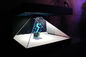 Large 360XXL 3D Holographic Pyramid Display , Dreamoc XXL For  Airports or Theaters