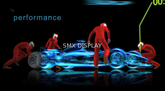 品質 幻影の投射のホログラム ホイル 3D の透明なレーザー光線写真ホイルをふりかけて下さい 工場