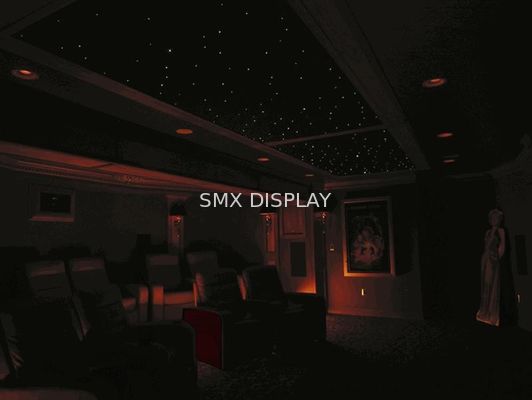 品質 110 - 220V繊維光学の天井灯のキットの音響の黒い/濃紺/紫外線PMMAボディ 工場