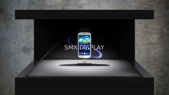 3D Holoの腕時計のショーケースのホログラムのピラミッドの表示3は32インチ味方します