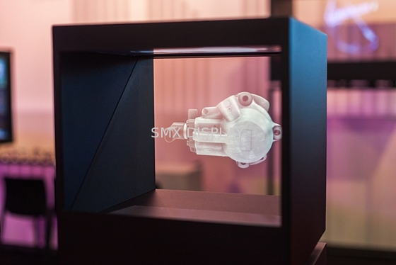 500cd/レーザー光線写真透明なスクリーン表示M2の3D Holo箱32