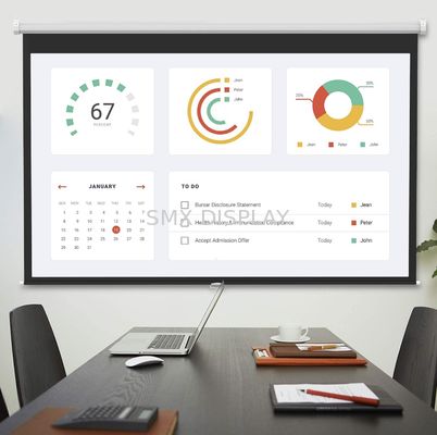 品質 自動ロックの16:9の手動プロジェクター スクリーンを120インチおろしなさい 工場