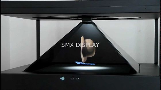 品質 350cd/m2 3Dのレーザー光線写真表示はガラス3DホログラムのHolocube箱を和らげた 工場
