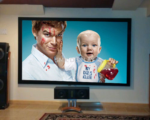 品質 家の映画館のためのプロジェクター映画館の劇場の固定わくの映写幕3Dの銀の生地 工場