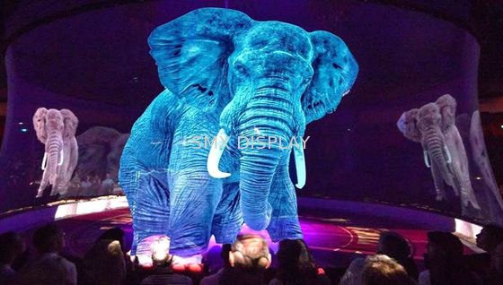品質 プロジェクター段階ショーのための透明なホログラム スクリーンのHolograohicの投射のスクリム 工場