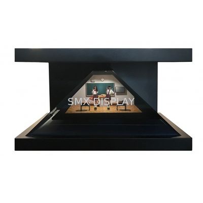 品質 22インチのレーザー光線写真ピラミッドの表示ショーケース3Dのホログラムの事実上の技術 工場