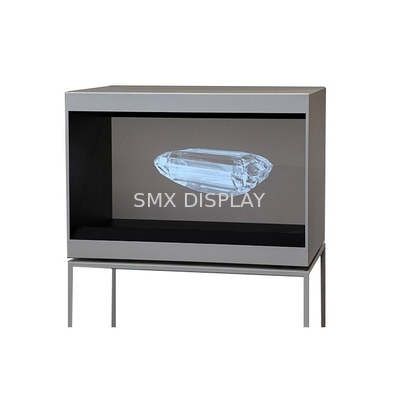 42inch 1側面180程度のレーザー光線写真陳列ケース3Dの広告のホログラムのピラミッド