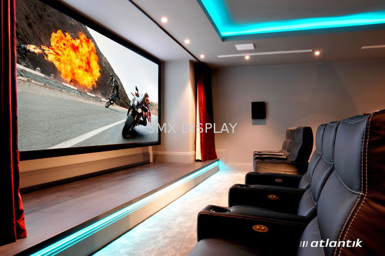 品質 家の映画館のためのアルミニウム フレームの16:9 HDTVの壁の台紙の固定わくスクリーン 工場