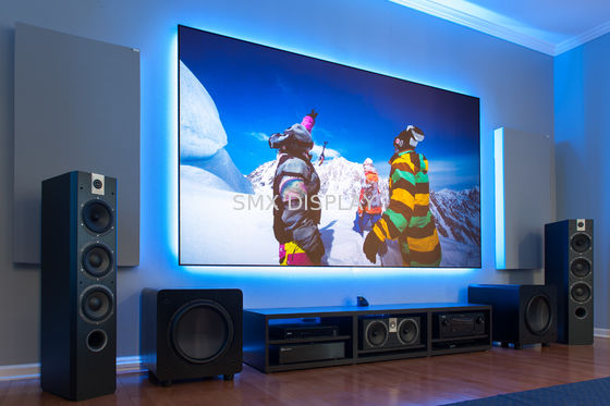 品質 家の映画館のための16/9のゼロ端の固定わくスクリーンの反軽い映写幕 工場