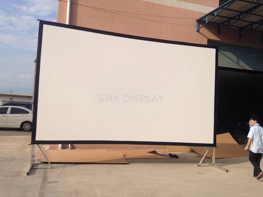 品質 外部 16:9 120インチ フロントプロジェクション 立体付き 携帯型プロジェクター 投影画面 工場