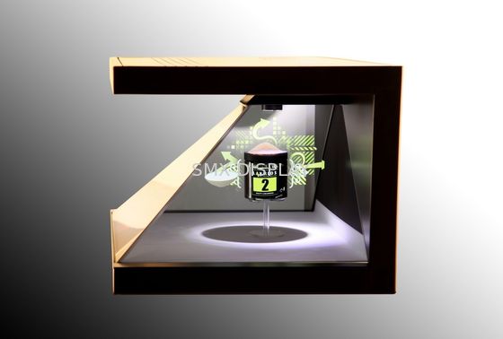 品質 3D Hologram Showcase 3-side View Holo Display Hologram Pyramid for Exhibition Advertising 工場