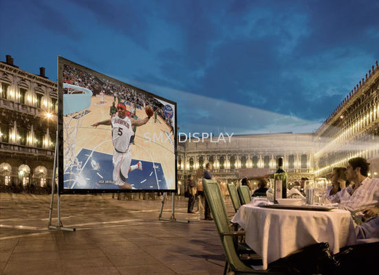 品質 300 Inch Fast Fold Projection Screen Front Rear Fabric Outdoor Cinema Large Screen Customize 工場