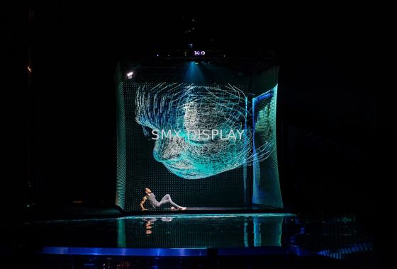 品質 後部透明なホログラム ショー スクリーンの映写幕のHoloflex前部/30mの長さ 工場
