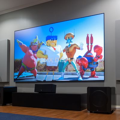 ゼロ端プロジェクター固定わくスクリーンの包囲された軽いブラック・ダイアモンド170°の視野角