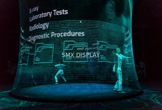 Holoflex Holoのガーゼのゆとりのレーザー光線写真3D映写幕