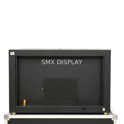 品質 32インチのピラミッド3Dのレーザー光線写真表示ショーケースの人間の特徴をもつシステムAC110V 工場