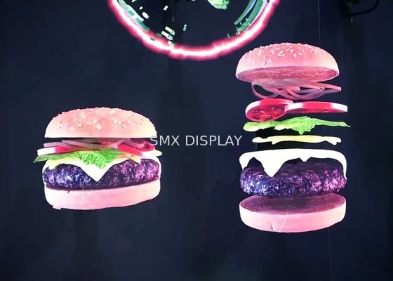 品質 レーザー光線写真広告3D表示176程度3Dは投射ホログラムの住んでいます 工場