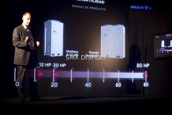 相互5x30m 95um 160° 3Dのレーザー光線写真表示
