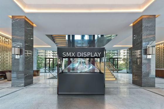 品質 大きいピラミッド3Dのレーザー光線写真表示完全なHD決断4の見る側面 工場