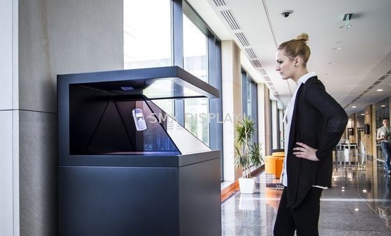 品質 緩和されたガラス プラグ アンド プレイ3Dホログラム箱1920x1080 工場