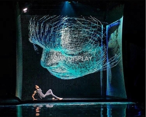 長さ50mの3Dレーザー光線写真映写幕透明なHoloflex