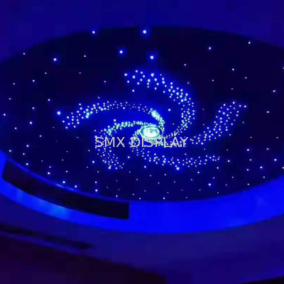 家の装飾のためのRGB 9mmの繊維光学の星の天井板90W