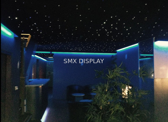 品質 9mmのパネルの繊維光学の天井はポリエステル有機質繊維板7色PMMAをタイルを張る 工場