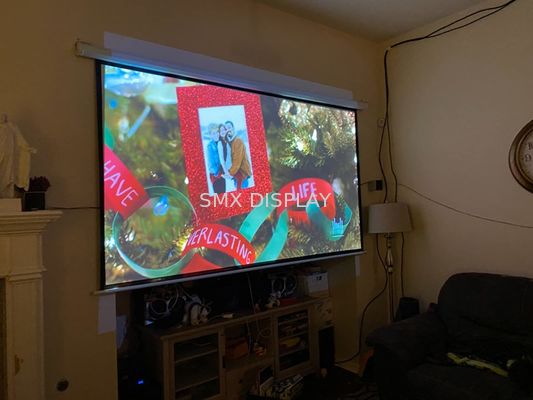 品質 モーターを備えられたプロジェクター スクリーンRFのリモート映画館の会議室のための120インチ 工場