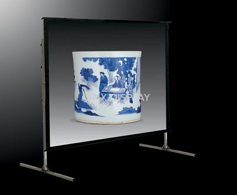 品質 折目の屋内/屋外のでき事のための 120 インチの映写幕可動装置は絶食します 工場