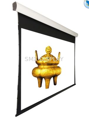 品質 150"はリモート・コントロールの天井によって引込められたモーターを備えられた映写幕を引張りました 工場