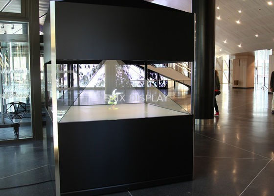 品質 高リゾリューション 360 度の店の広告及び小売りのレーザー光線写真表示ショーケース 工場