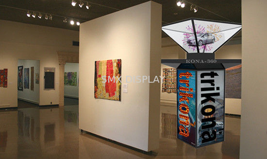 品質 大きい 360XXL 3D のレーザー光線写真ピラミッドの表示、空港または劇場のための Dreamoc XXL 工場