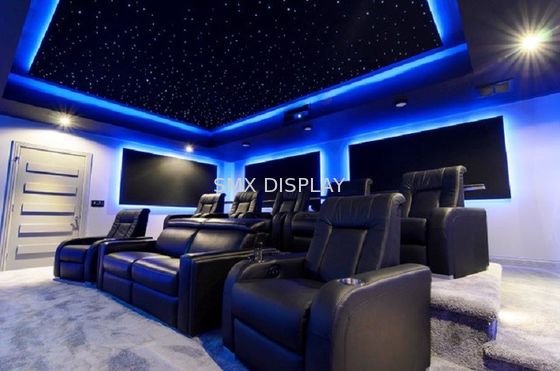 品質 110V - 家の映画館のための220V繊維光学の星の天井板RGBの薄い色 工場